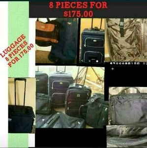 8 pieces of Luggage for $175 or CLOSEST BEST OFFER
